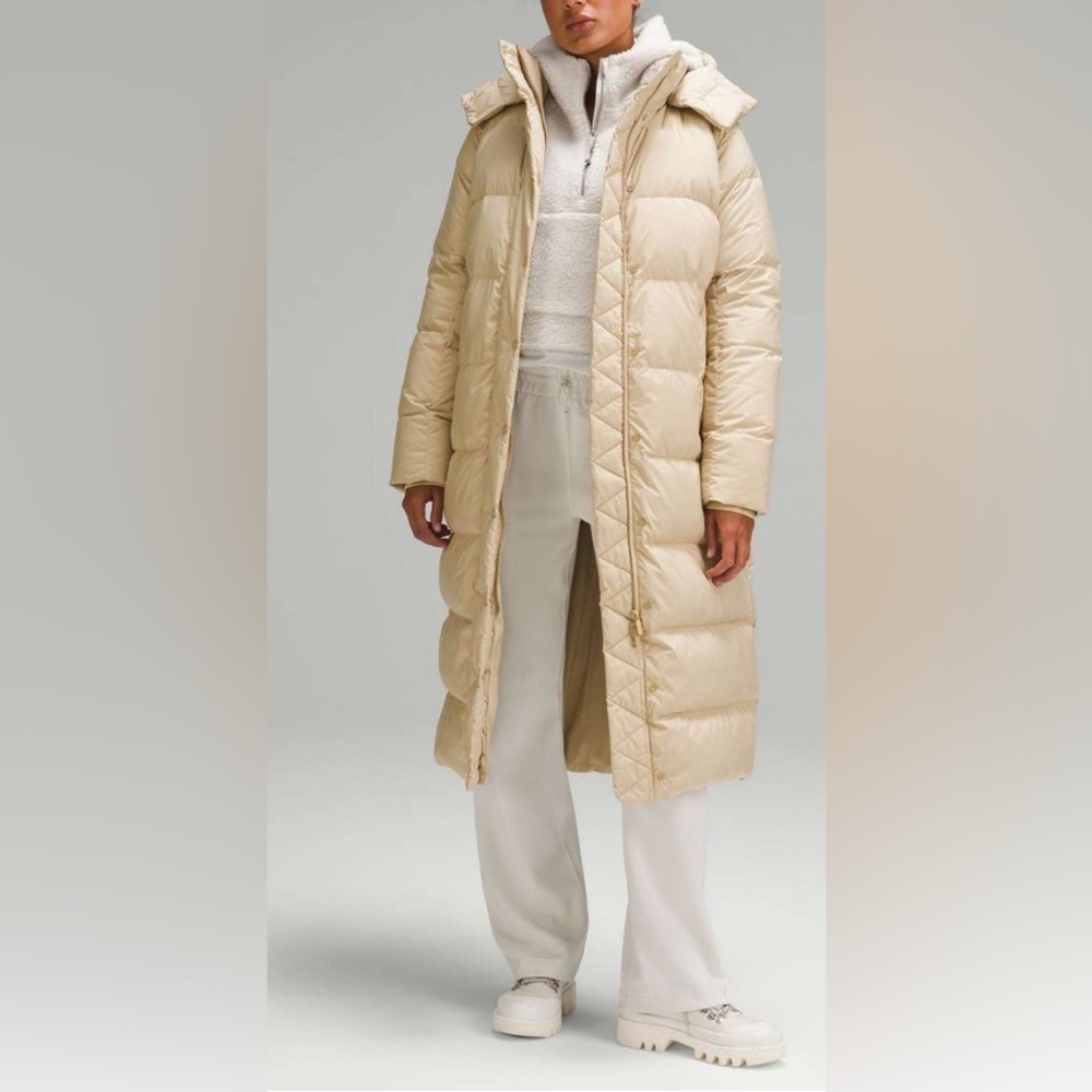 NWOT Lululemon Wunder Puff Long Jacket Trench